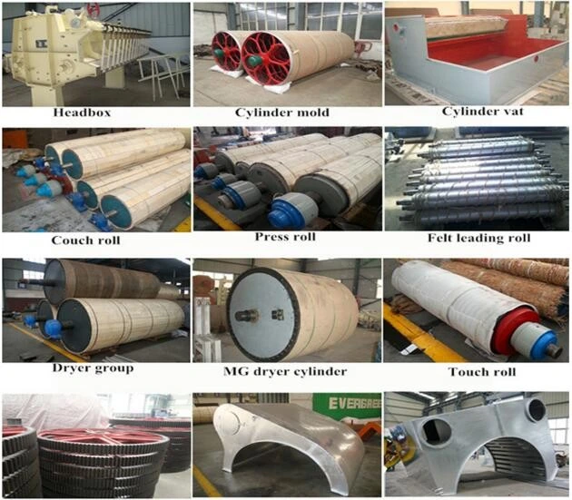 2800mm 15t Paper Pulp and Waste Paper Recycling Jumbo Roll Toilet Tissue Paper Roll Making Machine